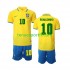 Kit Enfant Maillot Domicile Brésil Ronaldinho 10 World Cup 2022 à Manches Courtes