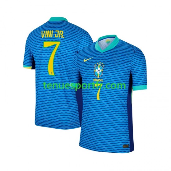 Homme Maillot Extérieur Brésil Vinicius Junior 7 2024 à Manches Courtes