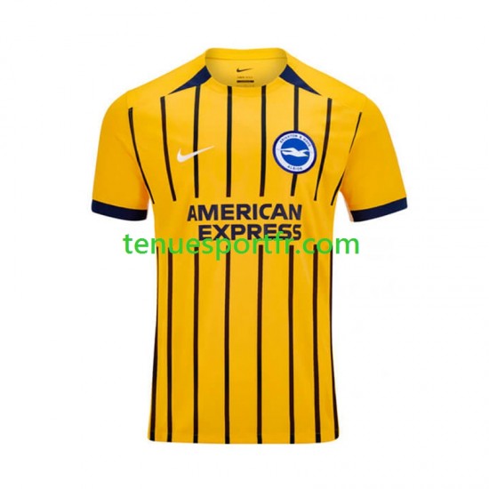Homme Maillot Extérieur Brighton Hove Albion 2024-2025 à Manches Courtes