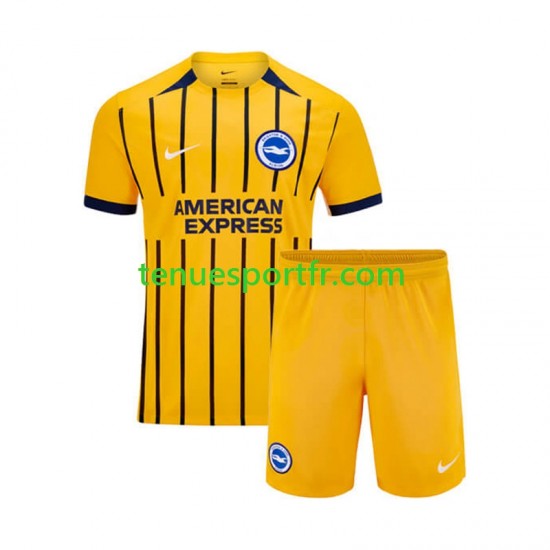Kit Enfant Maillot Extérieur Brighton Hove Albion 2024-2025 à Manches Courtes