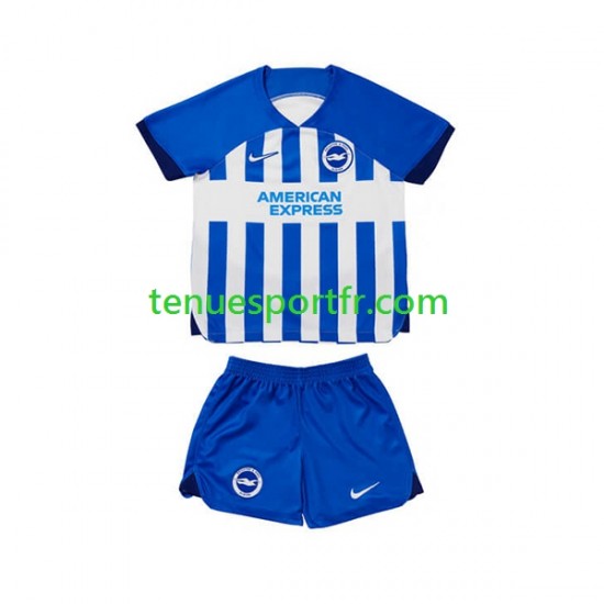 Kit Enfant Maillot Domicile Brighton Hove Albion 2023-2024 à Manches Courtes