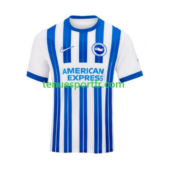 Homme Maillot Domicile Brighton Hove Albion 2024-2025 à Manches Courtes
