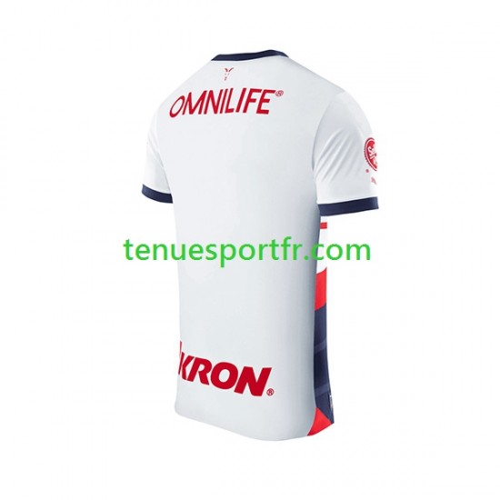 Homme Maillot Extérieur Deportivo Guadalajara 2023-2024 à Manches Courtes