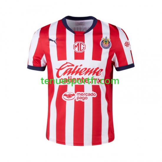 Homme Maillot Domicile Deportivo Guadalajara 2024-2025 à Manches Courtes