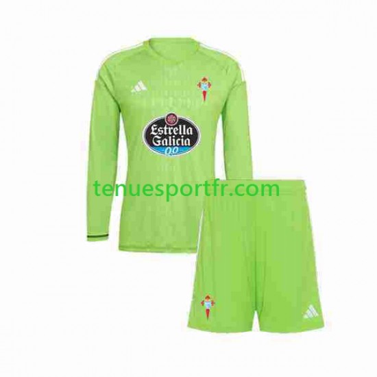 Kit Enfant Maillot Domicile Celta de Vigo Gardien 2023-2024 à Manches Longues