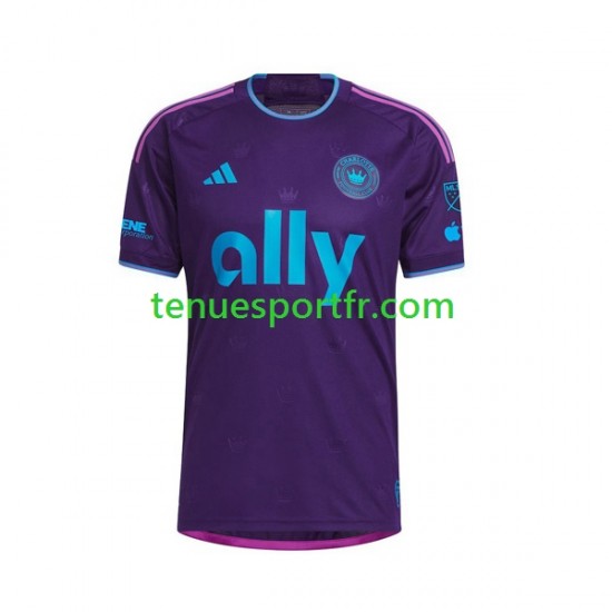 Homme Maillot Extérieur Charlotte FC 2023-2024 à Manches Courtes