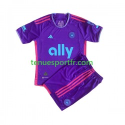 Kit Enfant Maillot Extérieur Charlotte FC 2023 à Manches Courtes