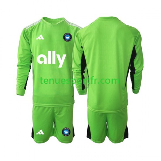 Kit Enfant Maillot Domicile Charlotte FC Gardien 2023-2024 à Manches Longues
