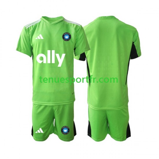 Kit Enfant Maillot Domicile Charlotte FC Gardien 2023-2024 à Manches Courtes