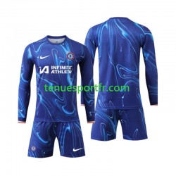 Kit Enfant Maillot Domicile Chelsea 2024-2025 à Manches Longues