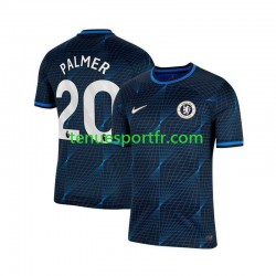 Homme Maillot Extérieur Chelsea Cole Palmer 20 2023-2024 Bleu à Manches Courtes