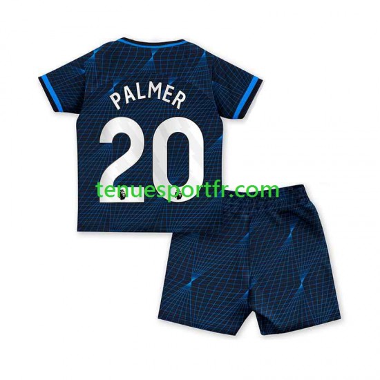 Kit Enfant Maillot Extérieur Chelsea Cole Palmer 20 2023-2024 à Manches Courtes