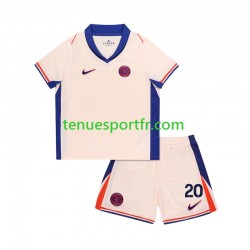 Kit Enfant Maillot Extérieur Chelsea Cole Palmer 20 2024-2025 à Manches Courtes