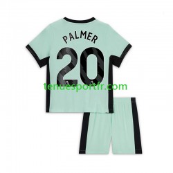 Kit Enfant Maillot Troisième Chelsea Cole Palmer 20 2023-2024 à Manches Courtes