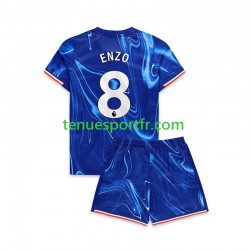 Kit Enfant Maillot Domicile Chelsea Enzo 8 2024-2025 à Manches Courtes