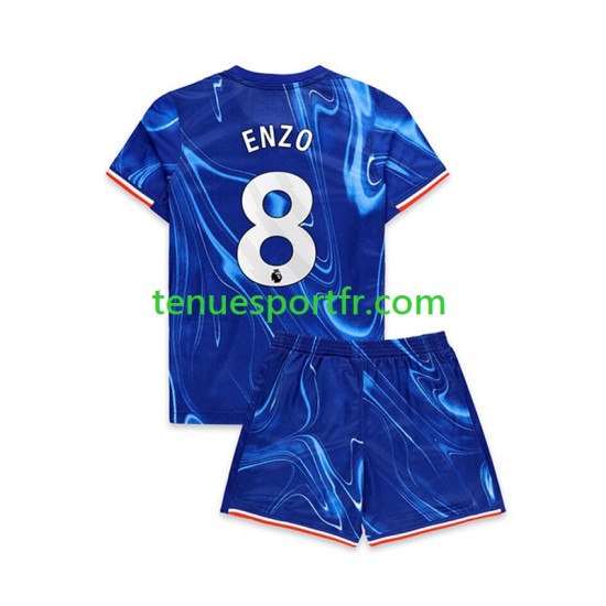 Kit Enfant Maillot Domicile Chelsea Enzo 8 2024-2025 à Manches Courtes
