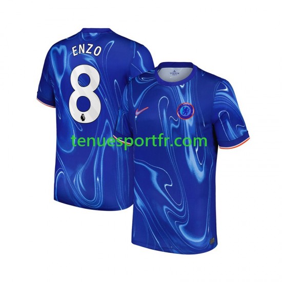 Homme Maillot Domicile Chelsea Enzo 8 2024-2025 à Manches Courtes