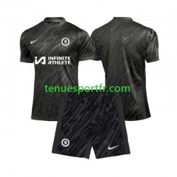 Kit Enfant Maillot Extérieur Chelsea Gardien 2024-2025 à Manches Courtes