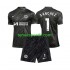 Kit Enfant Maillot Extérieur Chelsea Gardien Robert Sanchez 1 2024-2025 à Manches Courtes