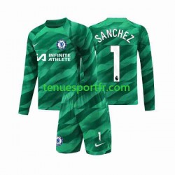 Kit Enfant Maillot Troisième Chelsea Gardien Robert Sanchez 1 2023-2024 à Manches Longues