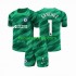 Kit Enfant Maillot Troisième Chelsea Gardien Robert Sanchez 1 2023-2024 à Manches Courtes
