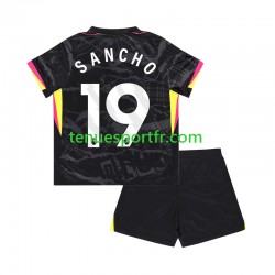 Kit Enfant Maillot Troisième Chelsea Jadon Sancho 19 2024-2025 à Manches Courtes