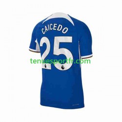 Homme Maillot Domicile Chelsea Moises Caicedo 25 2023-2024 à Manches Courtes