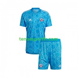 Kit Enfant Maillot Domicile Chili Gardien 2022 à Manches Courtes
