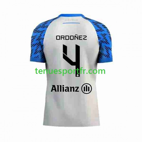 Homme Maillot Extérieur Club Brugge Joel Ordonez 4 2023-2024 à Manches Courtes
