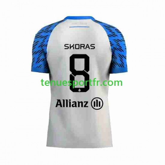 Homme Maillot Extérieur Club Brugge Michal Skoras 8 2023-2024 à Manches Courtes