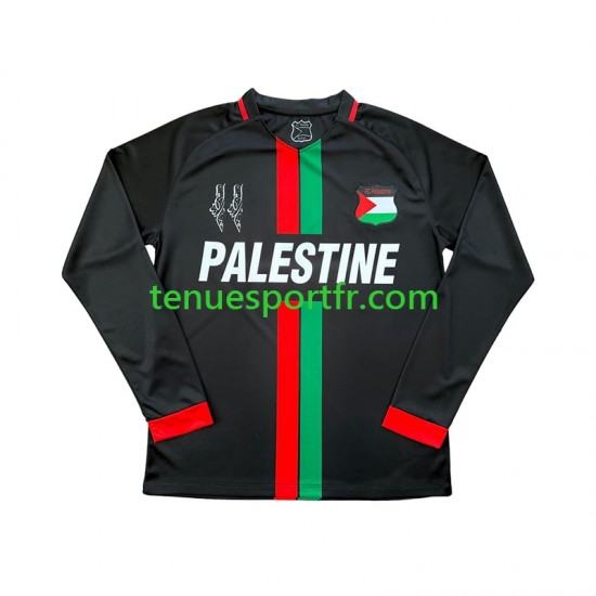 Homme Maillot Domicile Club Deportivo Palestino Center Stripre 2024-2025 à Manches Longues