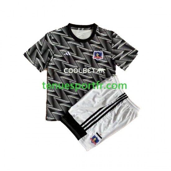 Kit Enfant Maillot Quatrième Colo-Colo 2023 à Manches Courtes