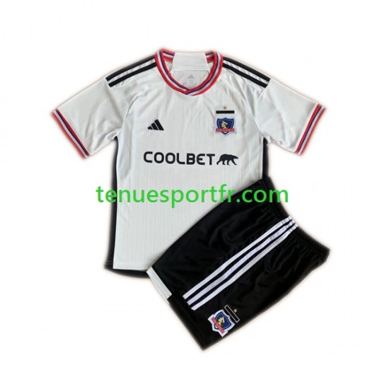 Kit Enfant Maillot Domicile Colo-Colo 2023 à Manches Courtes