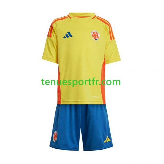 Kit Enfant Maillot Domicile Colombie Copa America 2024 à Manches Courtes