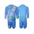 Kit Enfant Maillot Domicile Costa Rica Gardien 2024 Bleu à Manches Longues