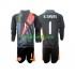 Kit Enfant Maillot Troisième Costa Rica Gardien Keylor Navas 1 2024 Noir à Manches Longues