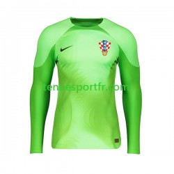 Homme Maillot Extérieur Croatie Gardien World Cup 2022 à Manches Longues