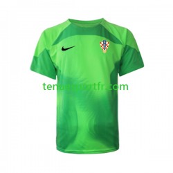 Homme Maillot Extérieur Croatie Gardien World Cup 2022 à Manches Courtes