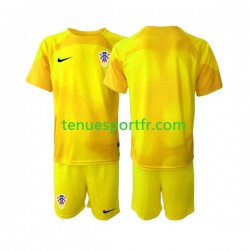 Kit Enfant Maillot Domicile Croatie Gardien World Cup 2022 à Manches Courtes