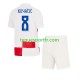 Kit Enfant Maillot Domicile Croatie Mateo Kovacic 8 Euro 2024 à Manches Courtes