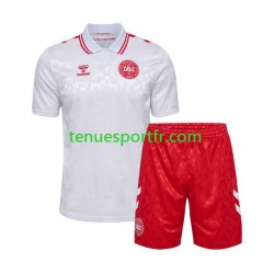 Kit Enfant Maillot Extérieur Danemark Euro 2024 à Manches Courtes