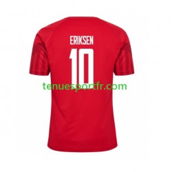 Homme Maillot Domicile Danemark Christian Eriksen 10 World Cup 2022 à Manches Courtes