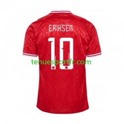 Homme Maillot Domicile Danemark Eriksen 10 Euro 2024 à Manches Courtes