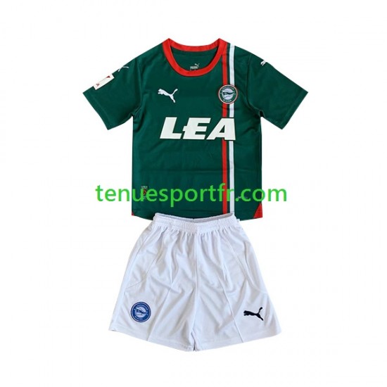 Kit Enfant Maillot Extérieur Deportivo Alaves 2023-2024 à Manches Courtes