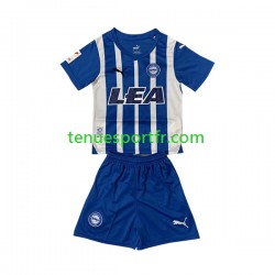 Kit Enfant Maillot Domicile Deportivo Alaves 2023-2024 à Manches Courtes