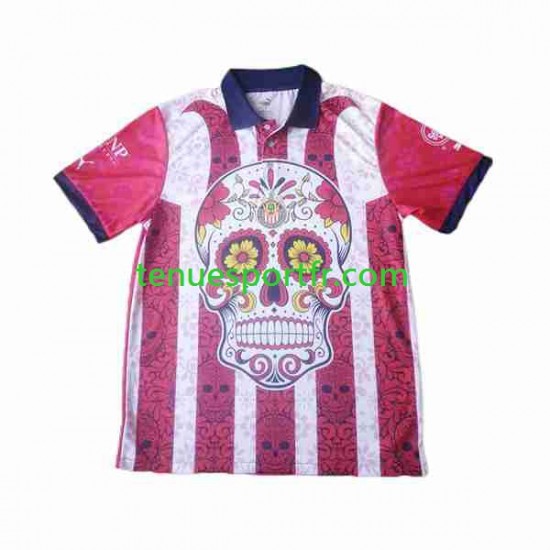 Homme Maillot Extérieur Deportivo Guadalajara Day of the Dead 2023-2024 à Manches Courtes