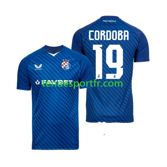 Homme Maillot Domicile Dinamo Zagreb Juan Cordoba 19 2024-2025 à Manches Courtes