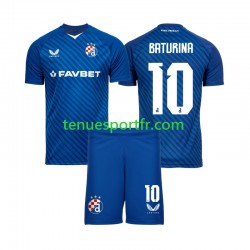 Kit Enfant Maillot Domicile Dinamo Zagreb Martin Baturina 10 2024-2025 à Manches Courtes