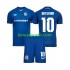 Kit Enfant Maillot Domicile Dinamo Zagreb Martin Baturina 10 2024-2025 à Manches Courtes