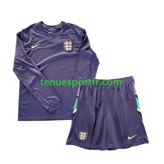 Kit Enfant Maillot Extérieur Angleterre Euro 2024 à Manches Longues